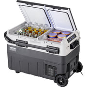 Portable Dual‑Zone Car Refrigerator/Freezer – 50 L Compressor Model