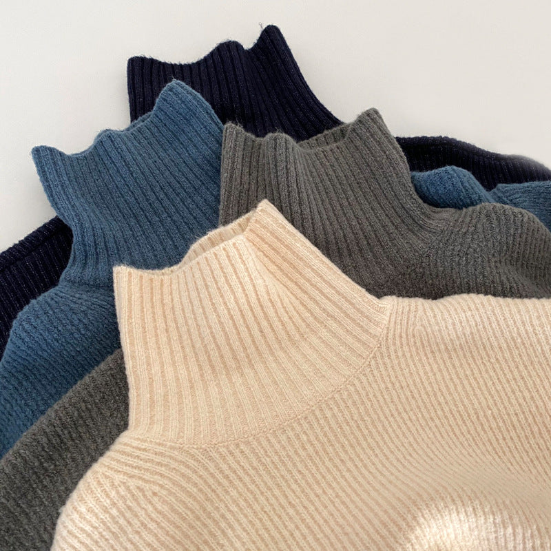 High Neck Thickened Warm and Good Quality Pullover Sweater