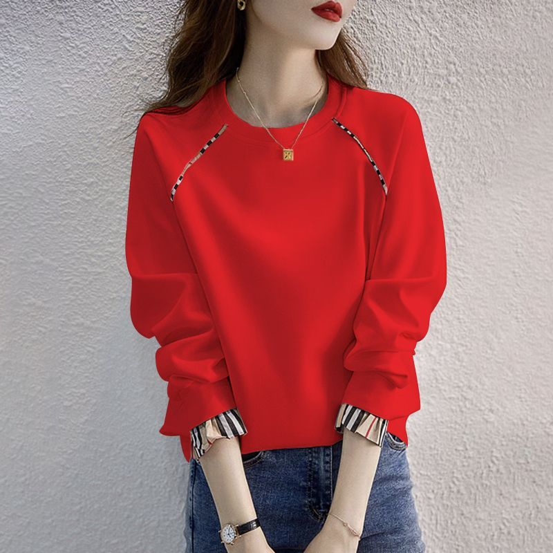 Korean-Style Loose Cotton Hooded Sweater for Women