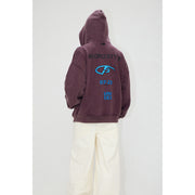 Heavyweight Embroidered Zip-Up Hoodie