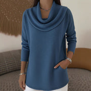 Women's Casual Pocket Pullover Comfort Top