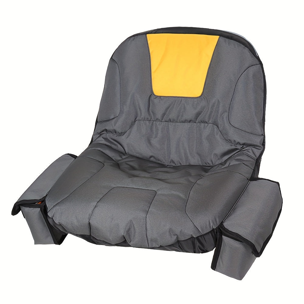 Durable 600D Oxford Cloth Lawn Mower Seat Cover – Easy Install, Fits Riding Mowers