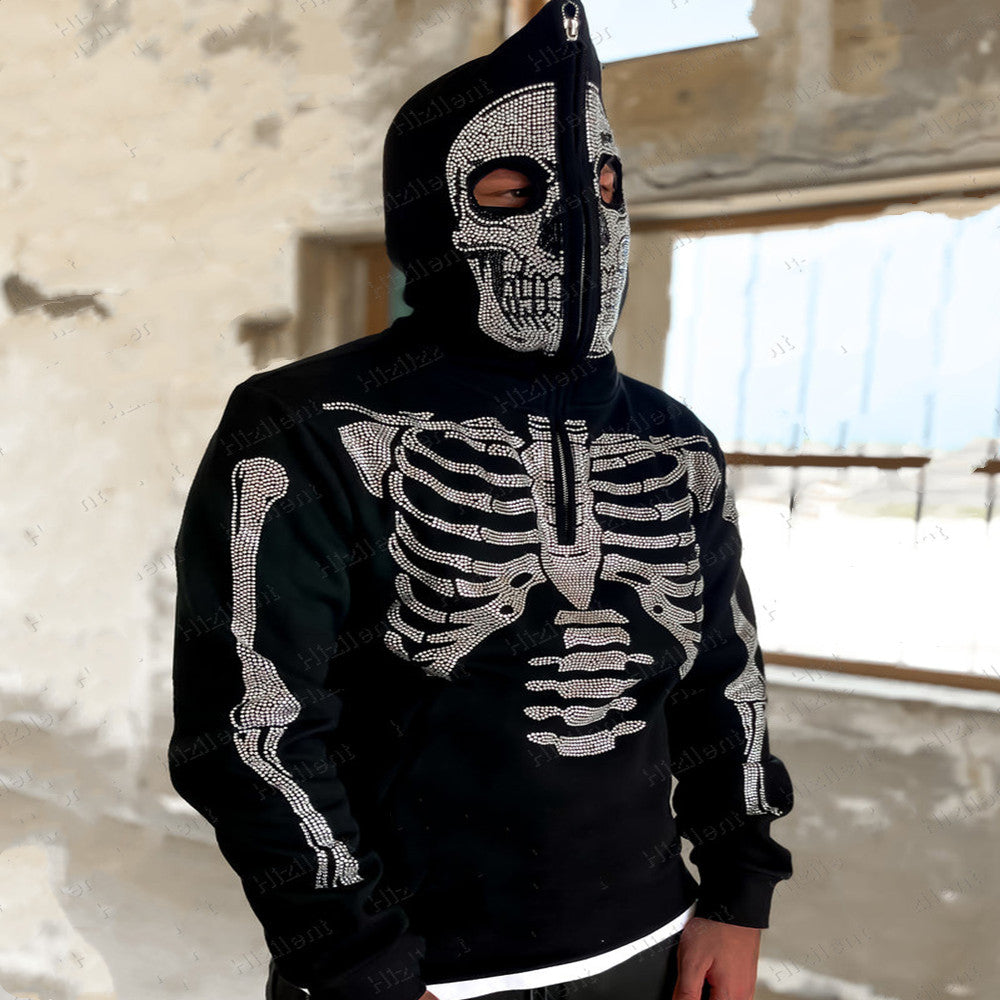 Personalized Graphic Embroidered Loose Pullover Hoodie