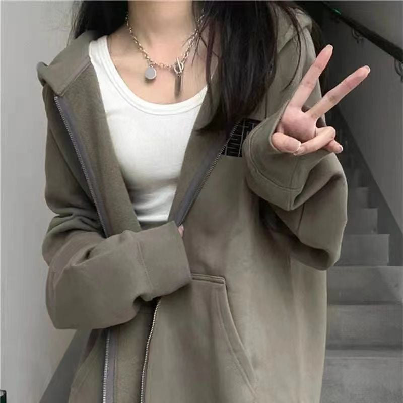 Retro Loose Hong Kong Style Plus Size Coat