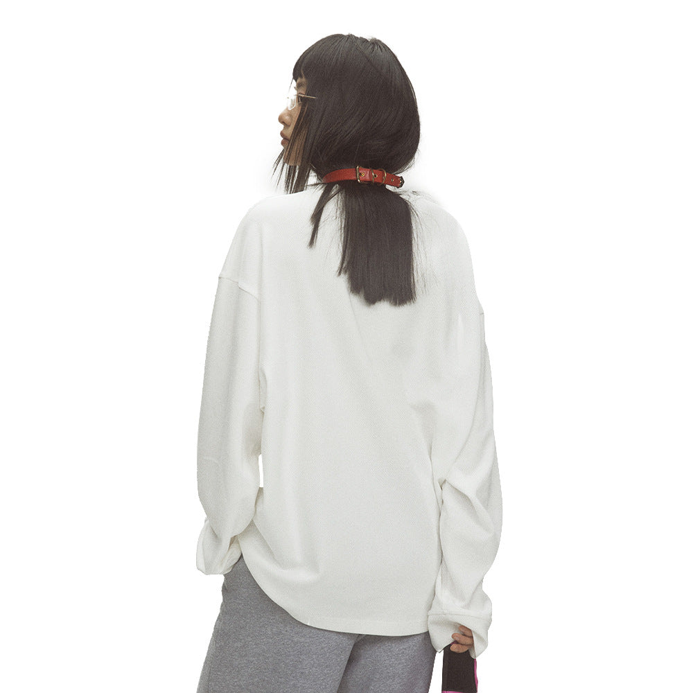 Mesh Long Sleeve Athletic Pullover for Men and Women