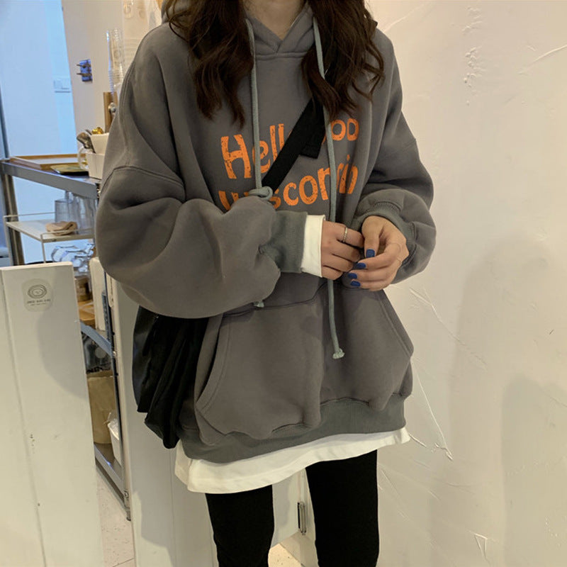 Korean Style Oversized Pullover Hoodie