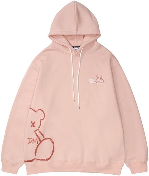 Retro Casual Couple's Sporty Matching Hoodie