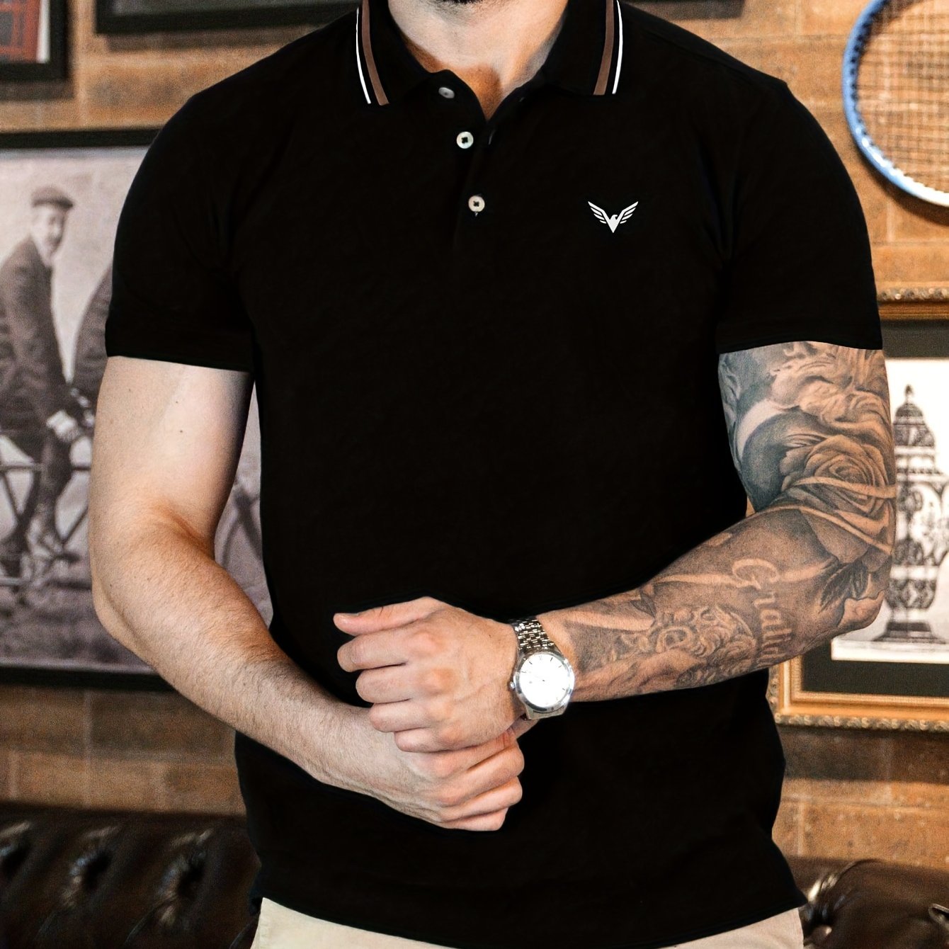 Men's Lightweight Business Polo Shirt