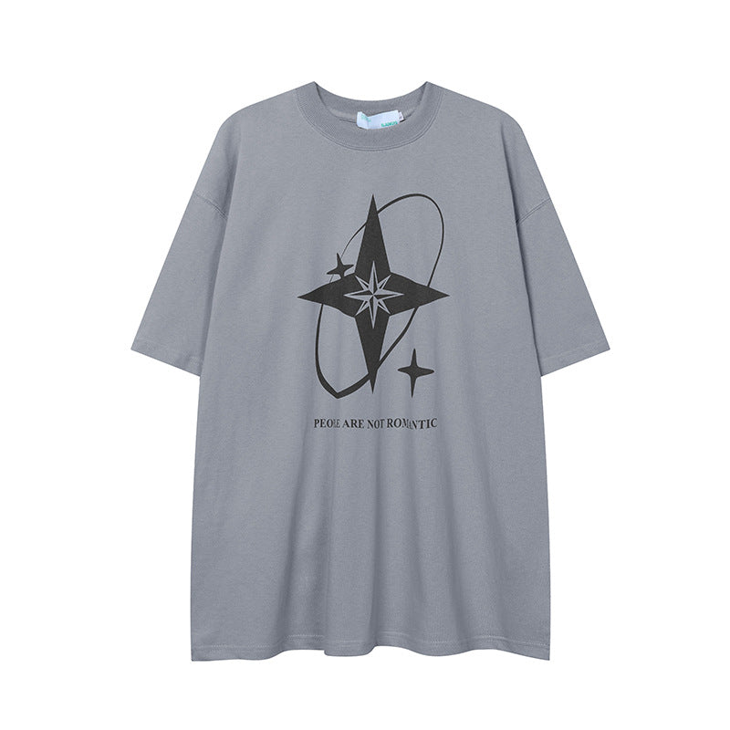 Men's Loose Fit Cotton Round Neck T-Shirt