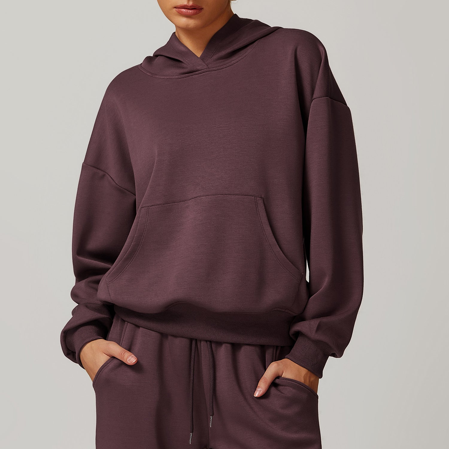 Women's Cozy Thickened Hooded Long Sleeve Sweatshirt