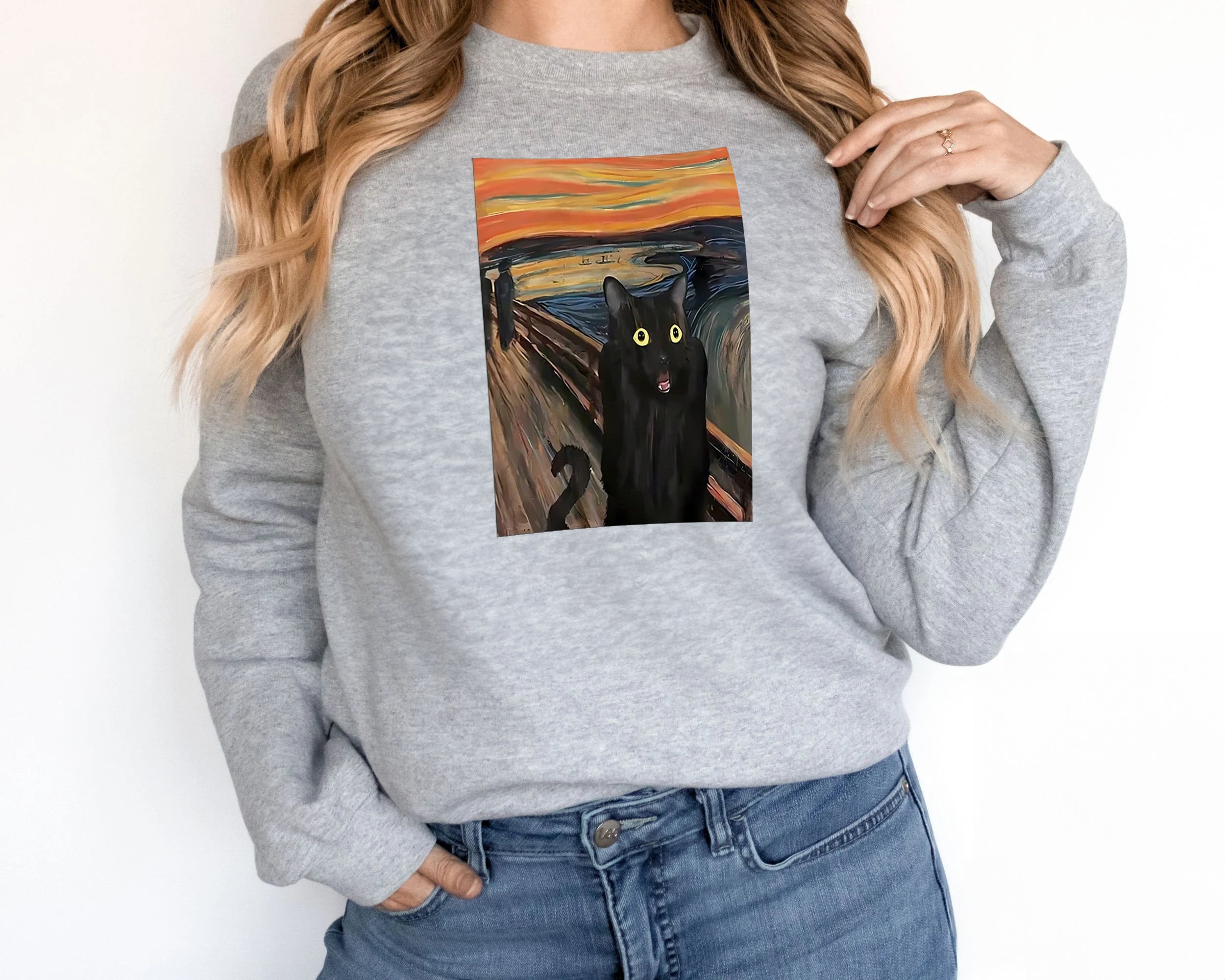 Chic Solid Color Long Sleeve Sweatshirt