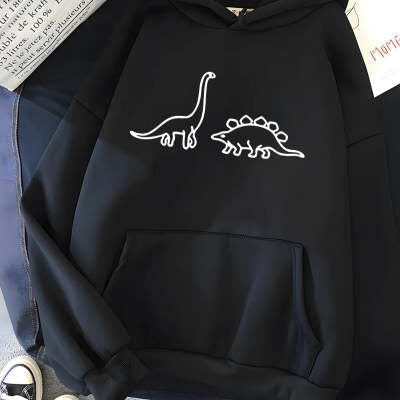 Casual Long-Sleeve Round Neck Printed Sweatshirt