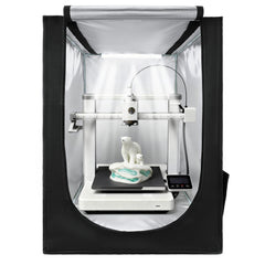 3D Printer Enclosure Tent – Oxford Cloth, Adjustable Size 55×65×75 cm or 70×75×90 cm, with LED Lighting