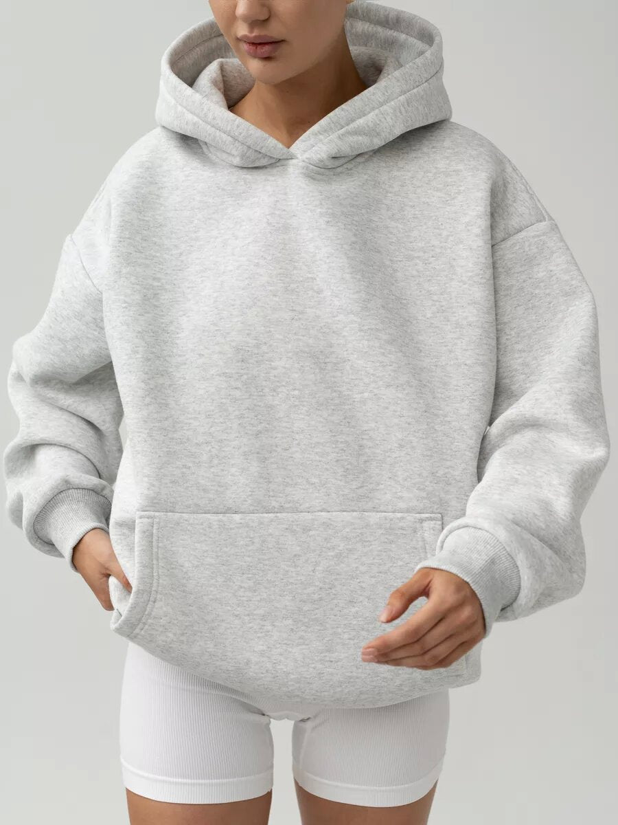 Women's Cozy Long-Sleeve Hooded Sweatshirt