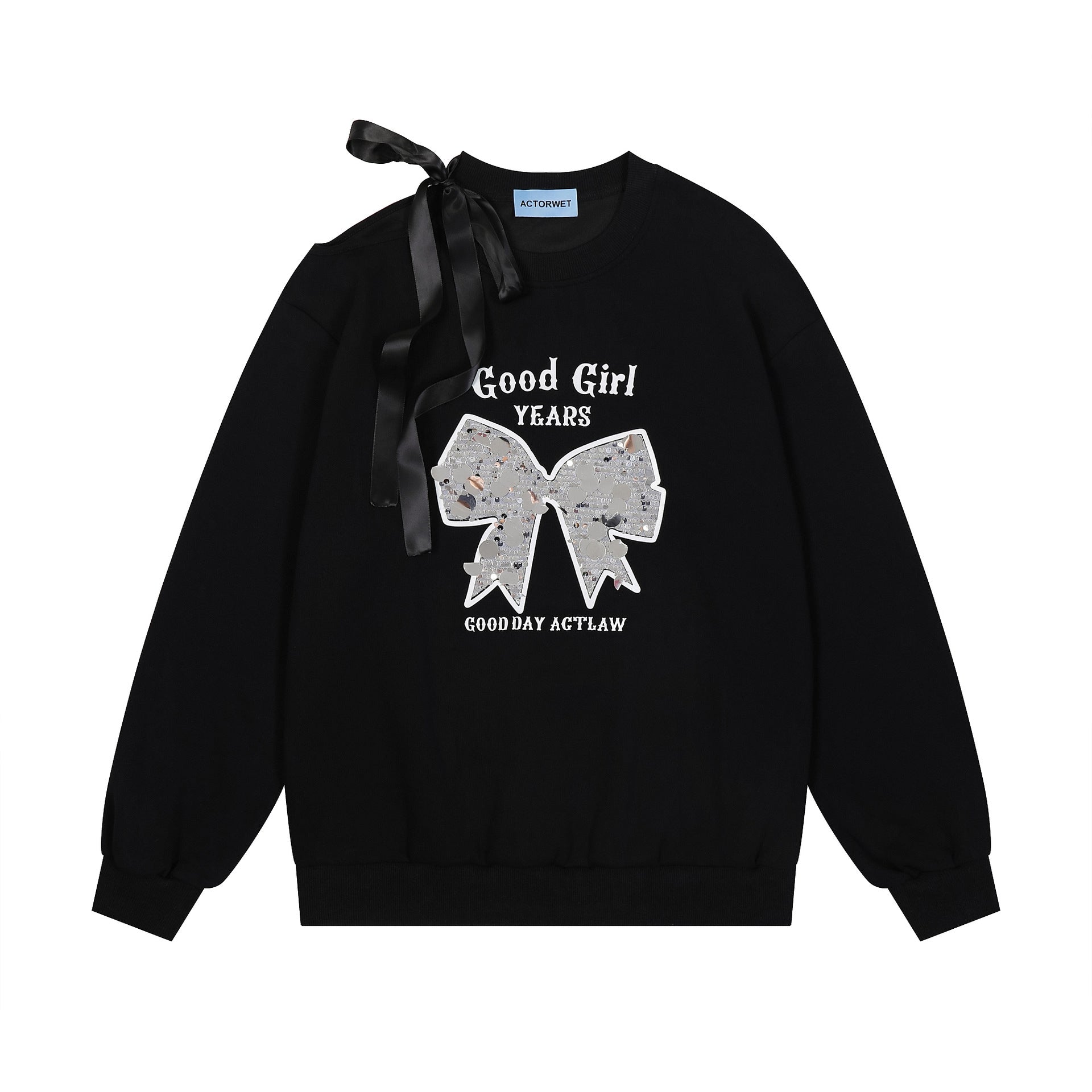 Women's Casual Print Round Neck Loose Sweater