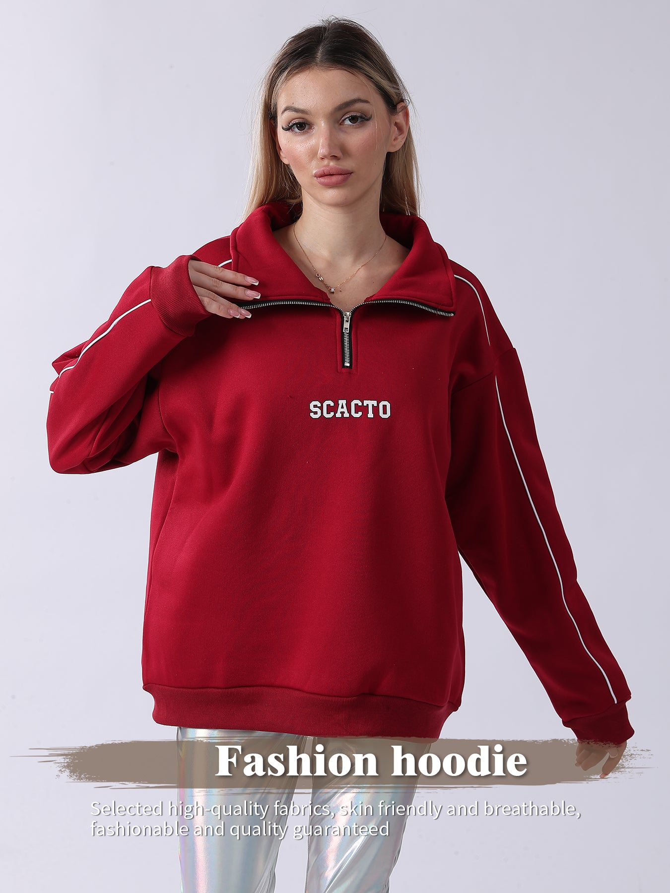 Women's Cozy Long-Sleeve Sweatshirt