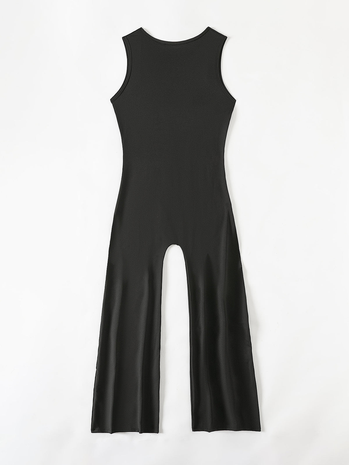 Seamless Square Collar Vest & Flared Yoga Pants Set