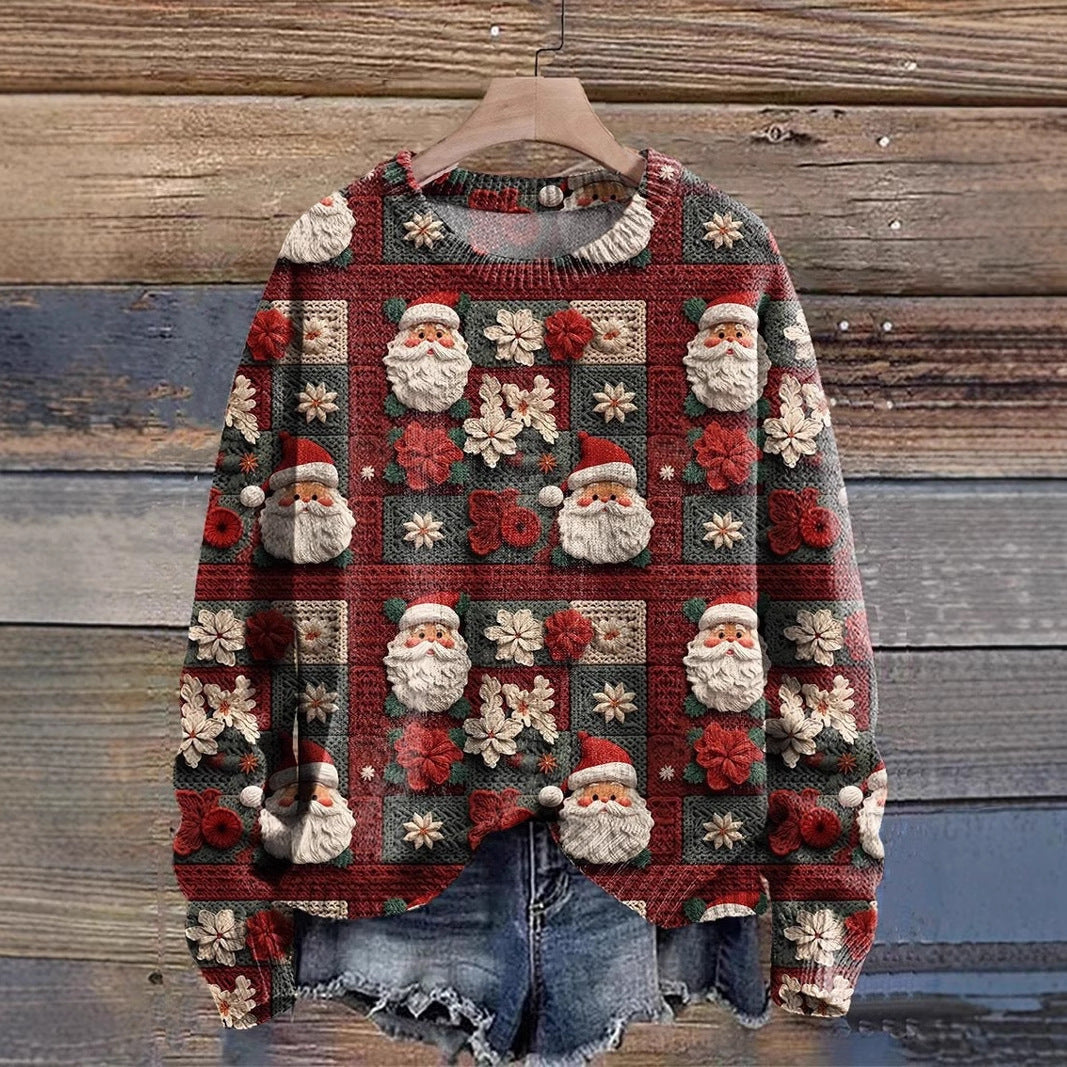 Chunky-knit Crewneck Sweater in a Thick, Heavyweight Fabricno Hood