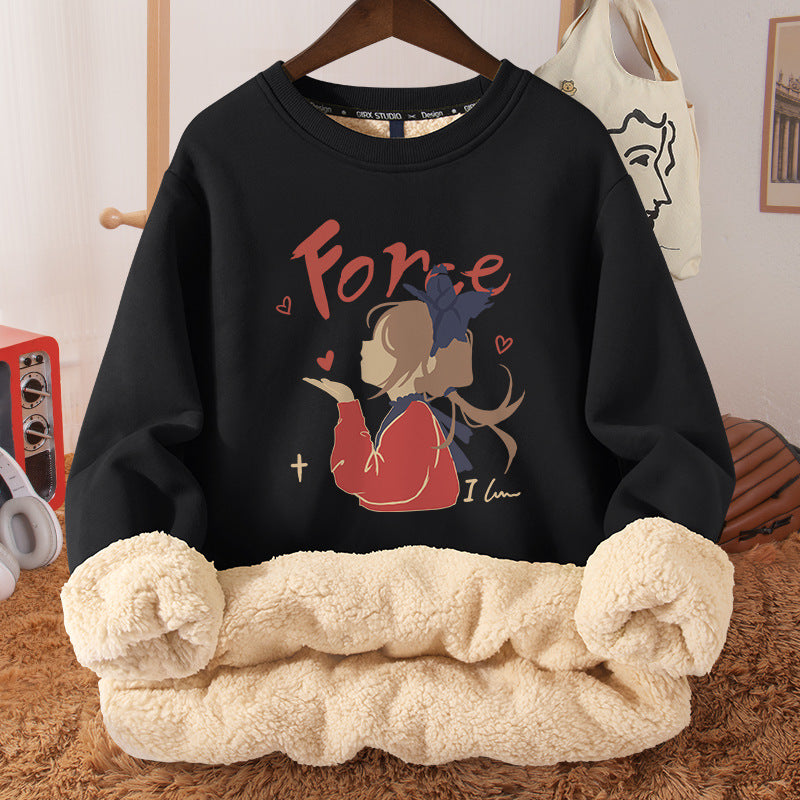 Women's Fleece-Lined Hooded Berber Winter Coat