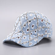 Ripped Denim Cap