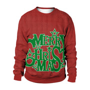 Digital Printed Round Neck Sweater