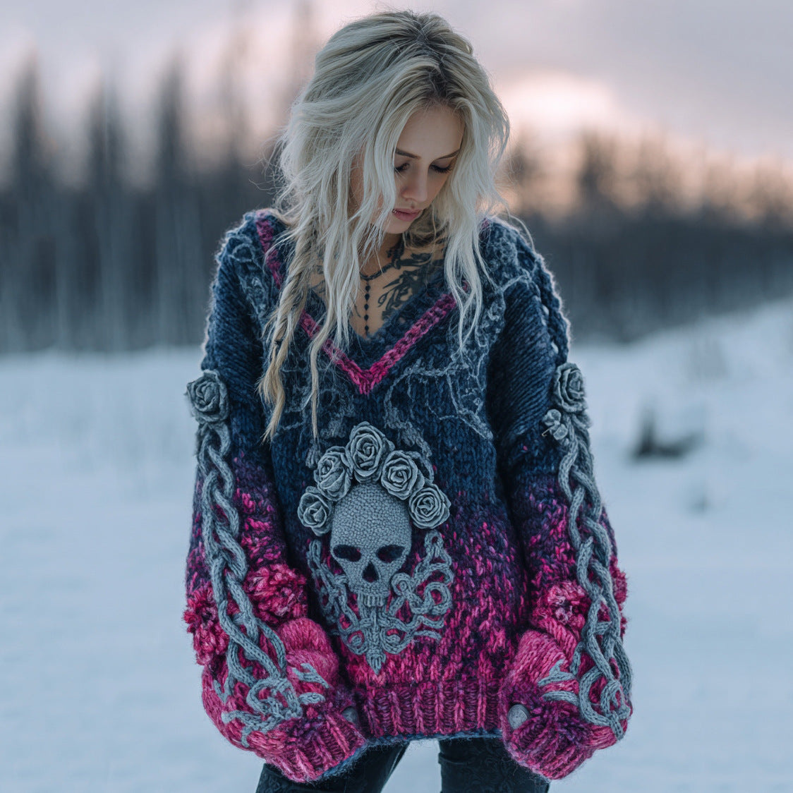 Loose Laid-back Soft Pullover Sweater for Women