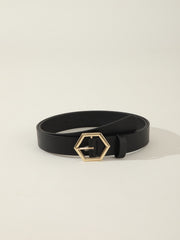 Elegant Hexagonal Star Casual Belt for Women