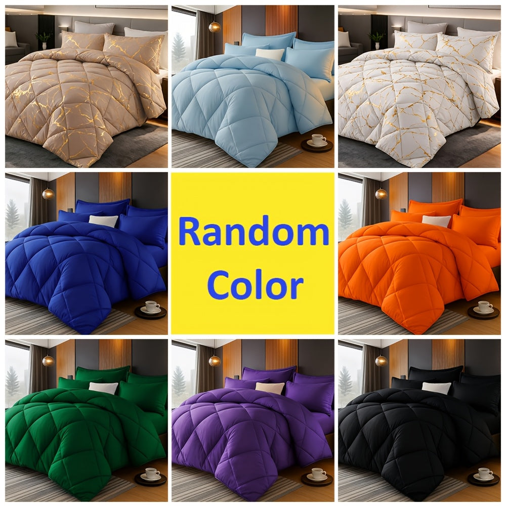2‑Piece Solid Color Diamond‑Pattern Bed Sheet Set – Large & Extra‑Large, Ultra‑Fine Fiber Quilt with Pillowcase