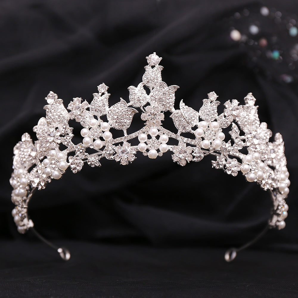 Elegant Bridal Crown Headpiece for Wedding Dresses