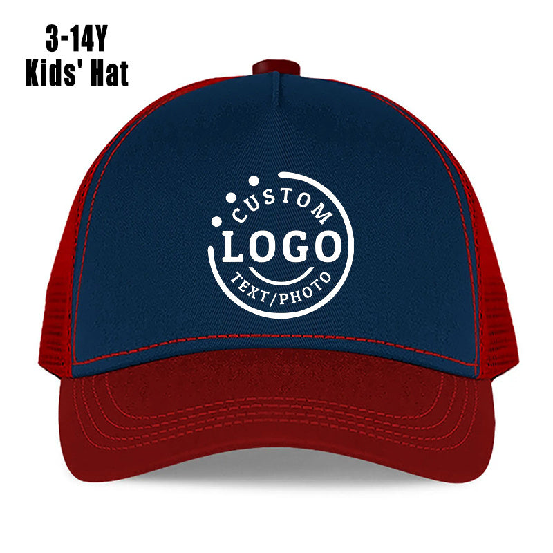 Custom Kids' Baseball Cap with Personalized Design