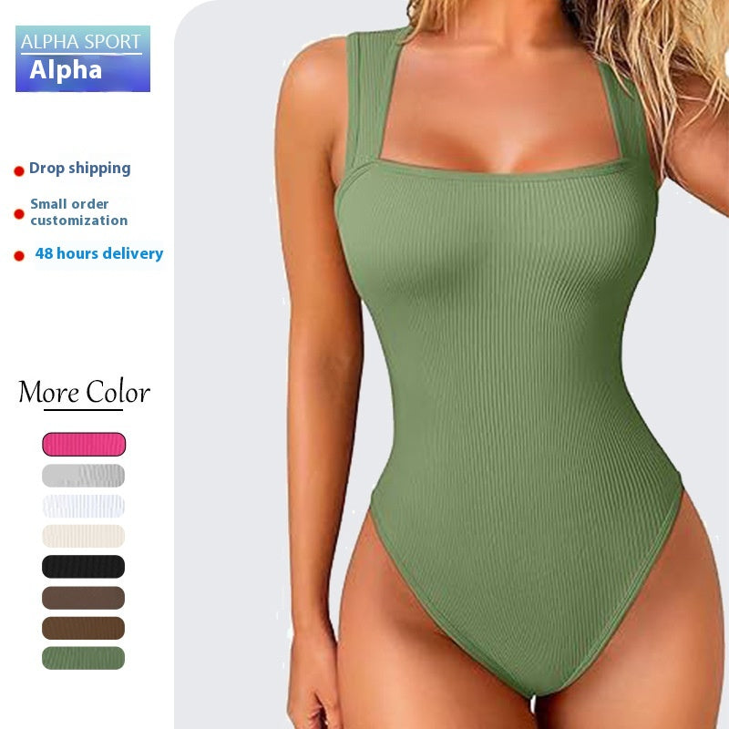 Seamless Belly-Control Yoga Fitness Romper