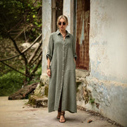 Elegant Simple Loose-fit Fashionable Long Dress