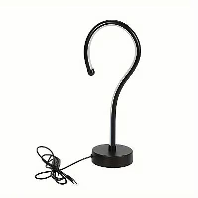 Question Mark Shape LED Desk Lamp with USB Three Color Dimming for Bedroom