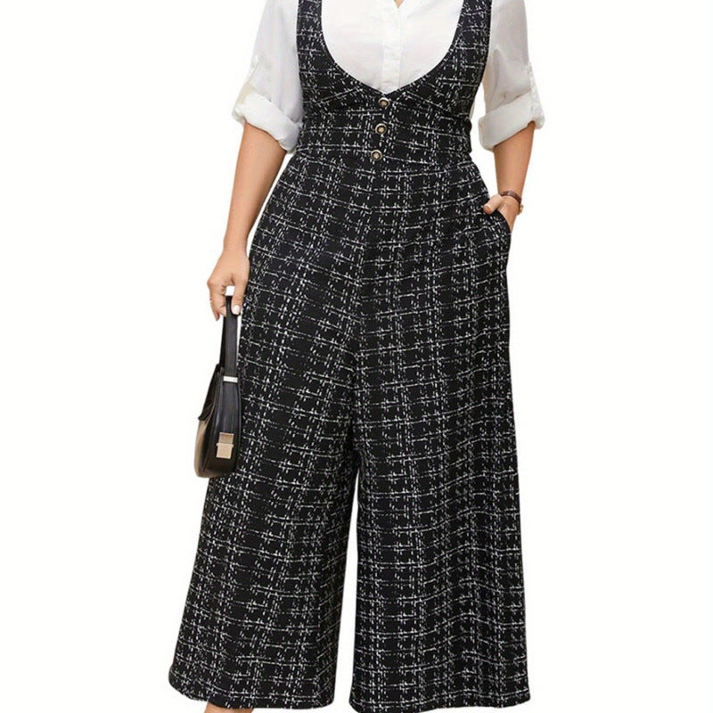 Suede-like Fabric Dress With Three-quarter Sleeves