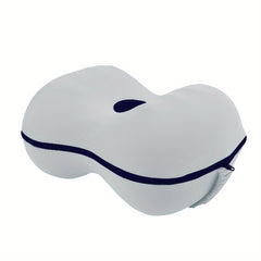 Leg and knee support pillow with removable cover
