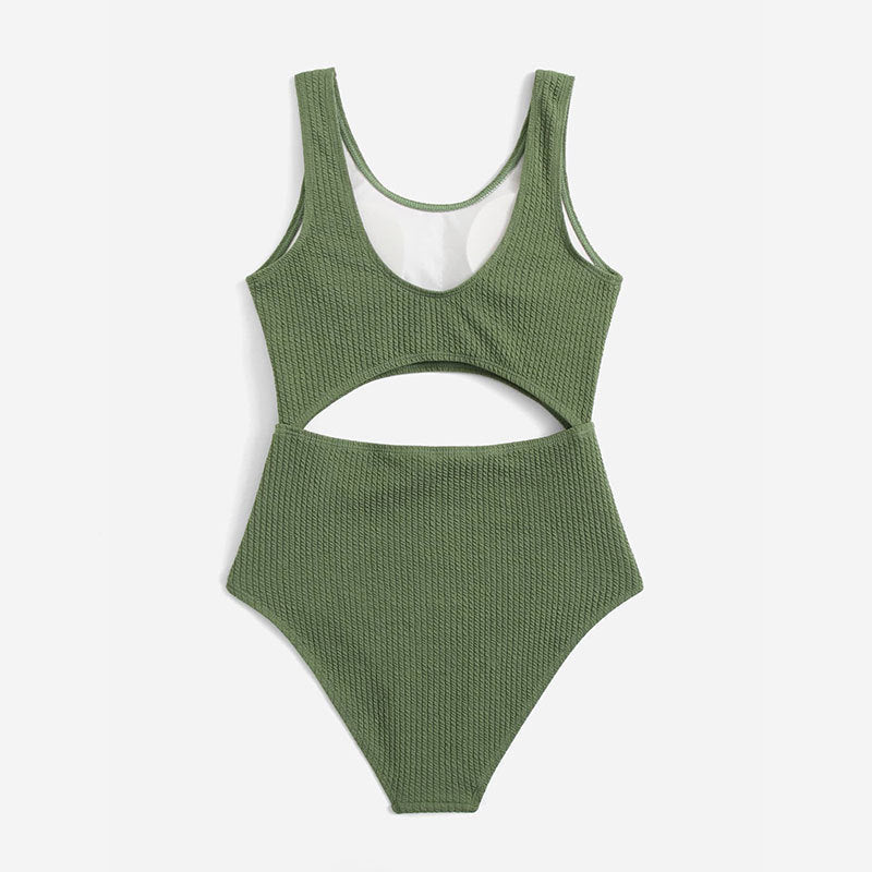Girls' Stylish Split Triangle Bikini Swimsuit