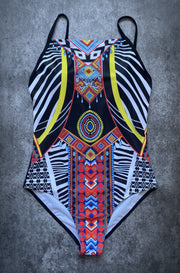 Stunning One-Piece Triangle Swimsuit for Beach & Pool