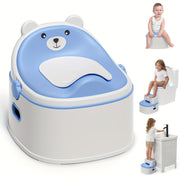 3-in-1 Convertible Toddler Potty Chair with Step Stool and Removable Seat
