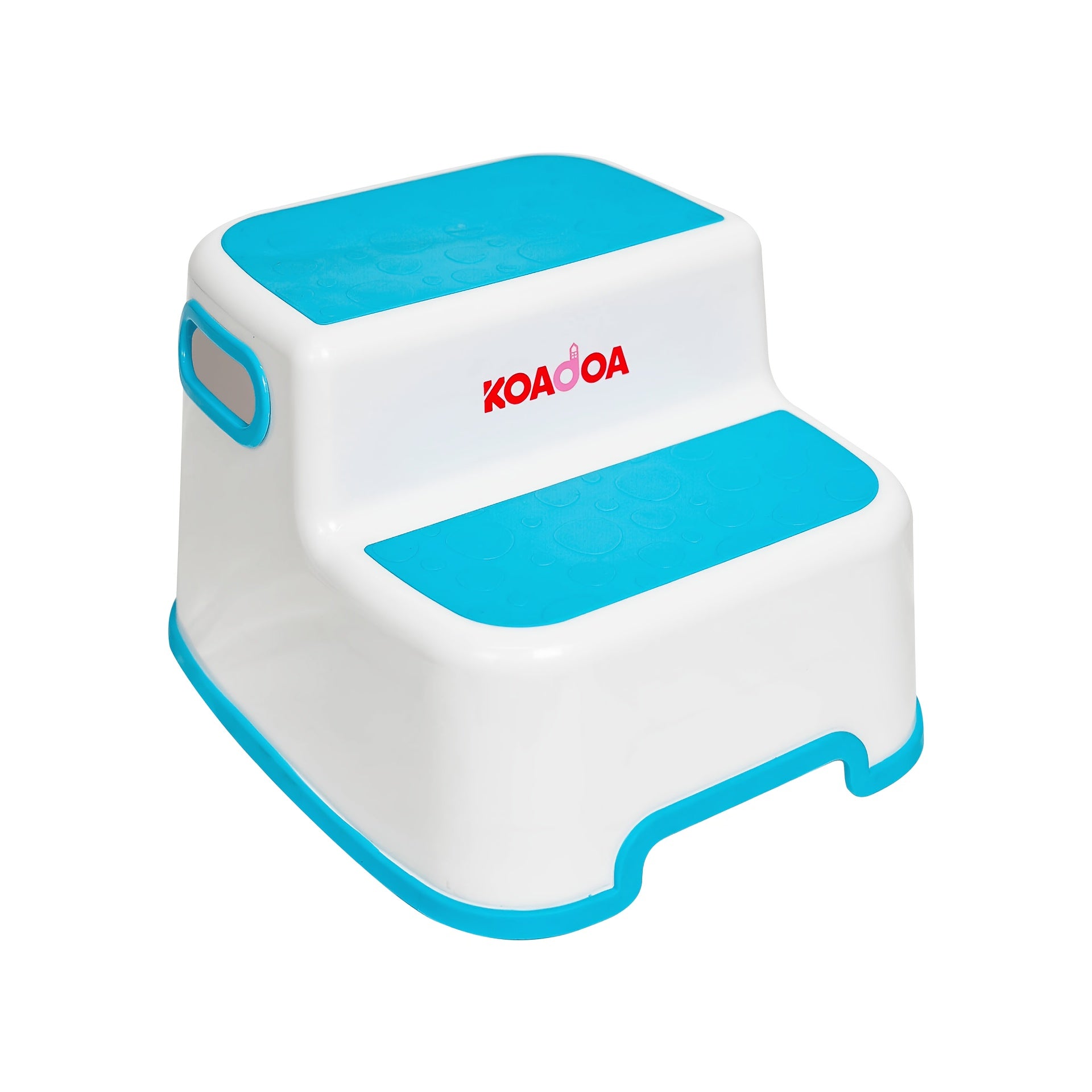 Double Step Stool with Non-Slip Bubble Pad