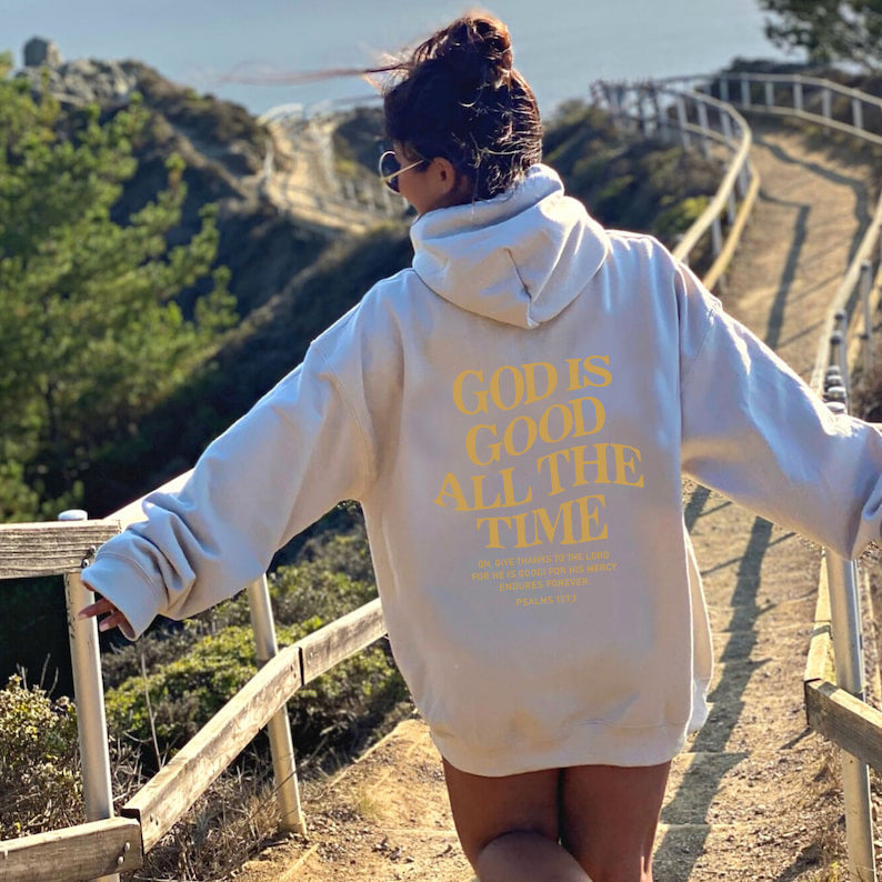 Cozy Fleece Letter Slogan Kangaroo Pocket Hoodie