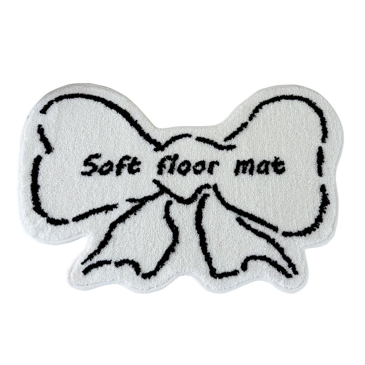 Bathroom Strong Absorbent Special-shaped Flocking Bedroom Bedside Carpet