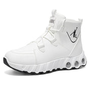 All‑Season Mid‑Top Synthetic Running Shoes with PVC Sole and EVA Hiking Pad