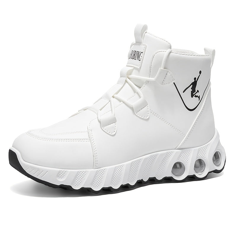 All‑Season Mid‑Top Synthetic Running Shoes with PVC Sole and EVA Hiking Pad