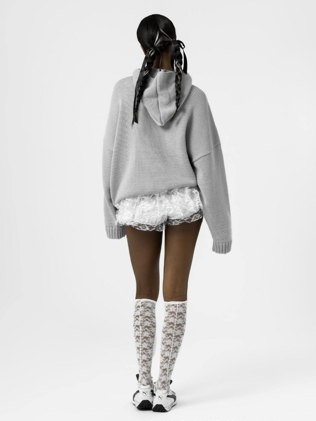 Women's Cozy Hooded Pullover Sweater with Pockets