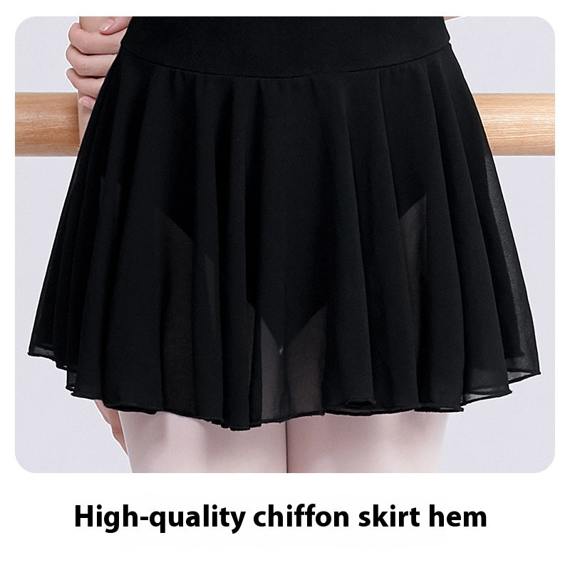 Women's Short Sleeve Dance Leotard Dress