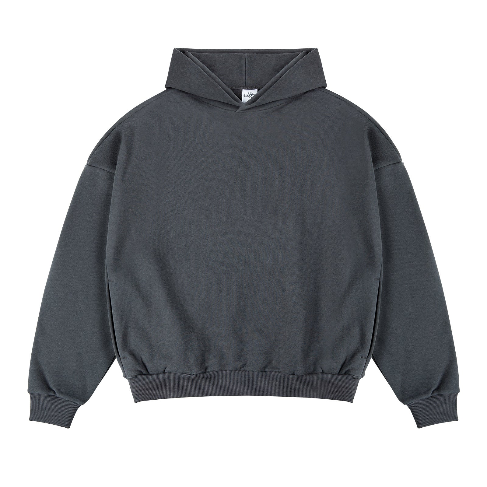 Unisex Fleece-Lined Drop Shoulder Casual Pullover Sweater