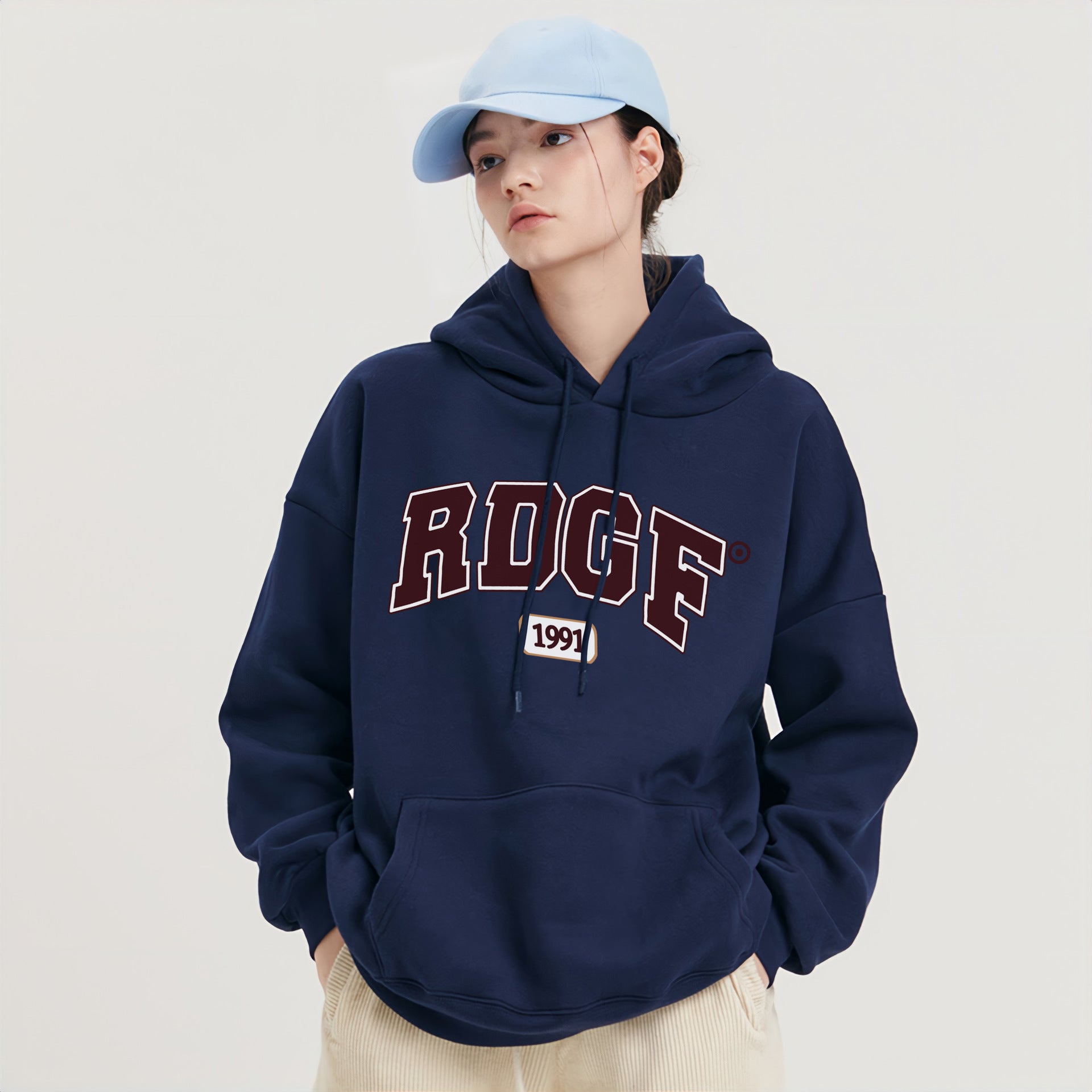 Chic Off-The-Shoulder Hooded Sweater for Women