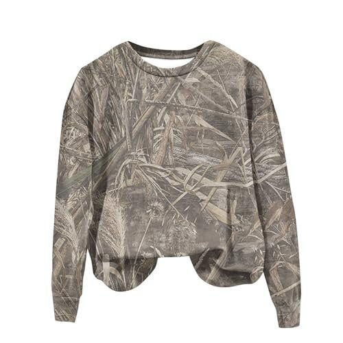 3D Digital Print Casual Long-Sleeve Round Neck Pullover