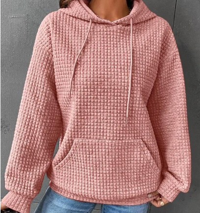 Cozy Solid Color Long-Sleeve Casual Pullover Sweater