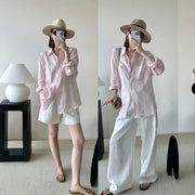 Womens Sun-Protective Shirt Cardigan Breathable French-Style Top